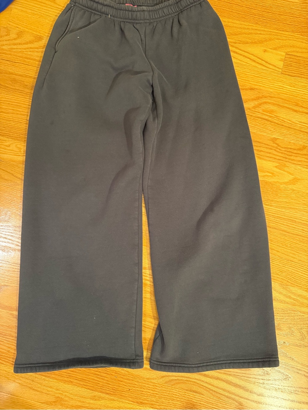 Edikted Wide Leg Pants in dark gray